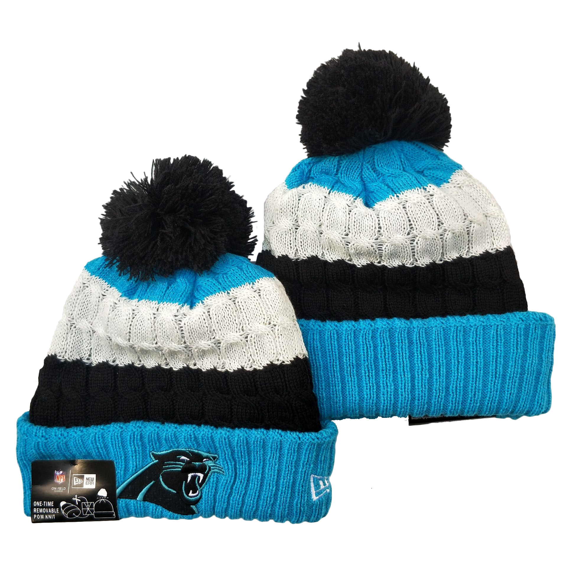 Carolina Panthers Knit Hats 060